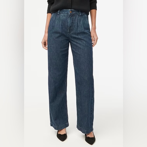 J. Crew Denim - J. Crew - NWT Pleated Trouser Business Casual Jeans Sz 30